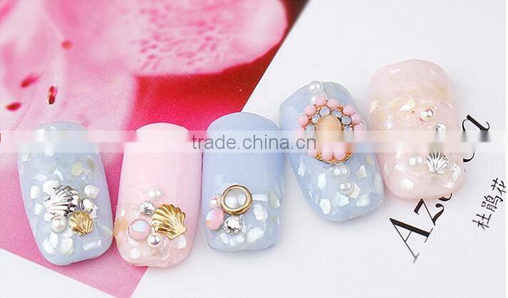 12colors Shell Powder for Nail Decoration Nail Art Glitter