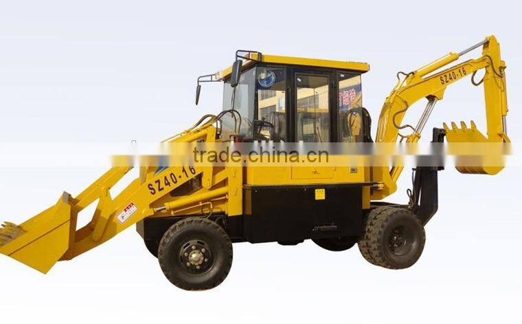SZ40-16 backhoe loader with 0.4m3