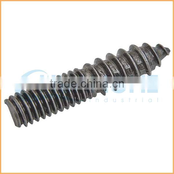 Hot sales high quality double thread zinc plate hanger bolt