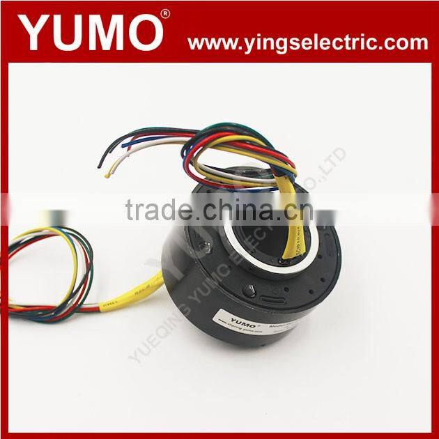 Electric slip ring ethernet type high current SRH3899-6P 38.1mm 500mm 6 circuits slip ring