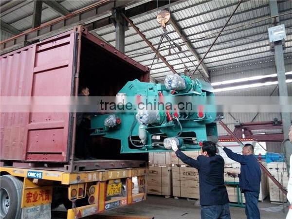 Industrial wood chipping machine drum type wood chipper for sale