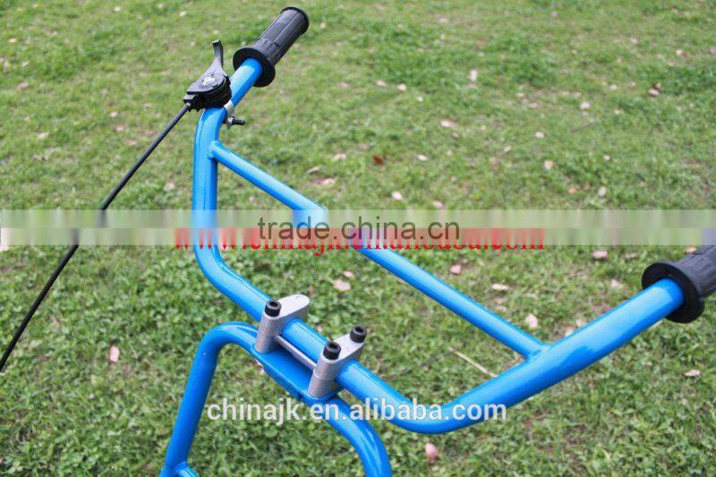 Hand push type with tyre brush cutte/rWheat Harvester 40.2 cc mini rice harvester/brush cutter