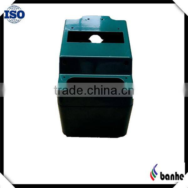 Cast aluminum meter box custom made with painting