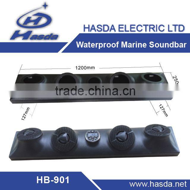 High quality marine bluetooth usb soundbar for sauna room boat RV ATV UTV
