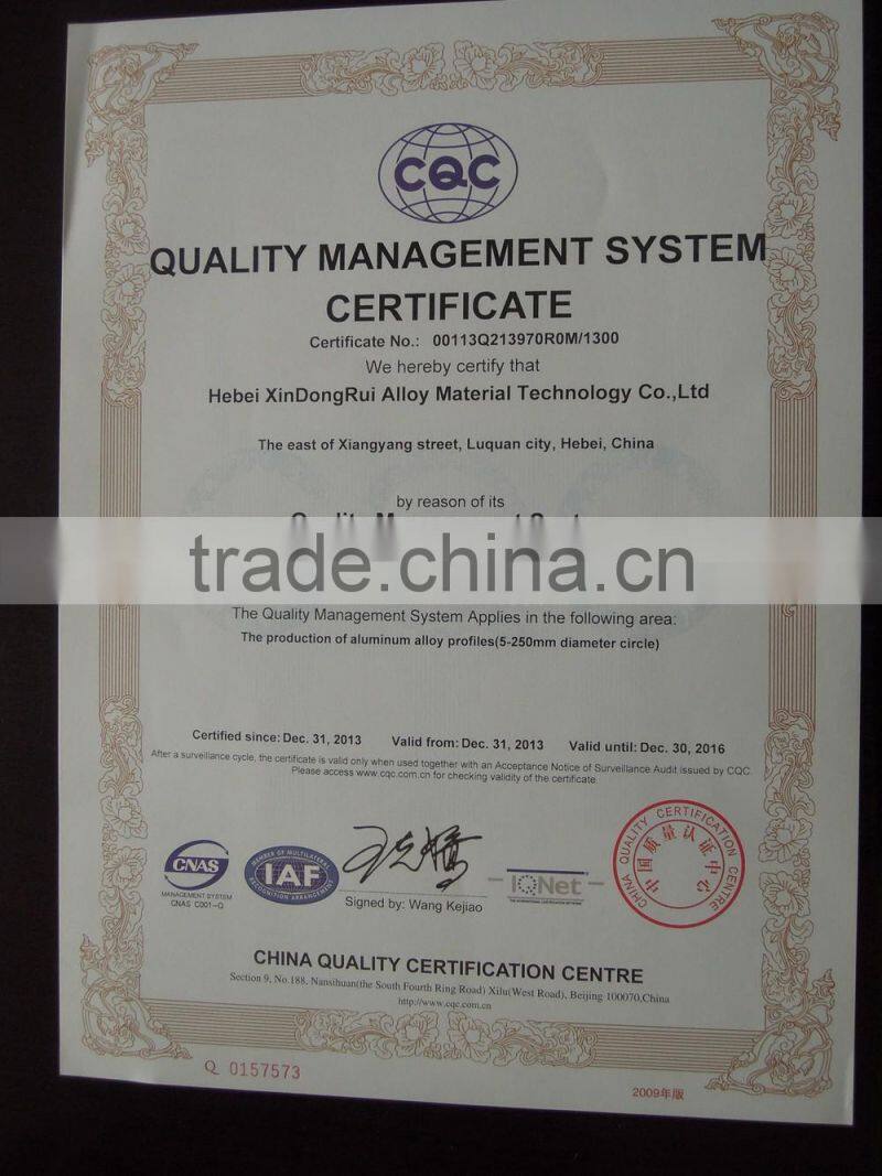 Professional custom oxidation aluminum profile with good performance /god quality