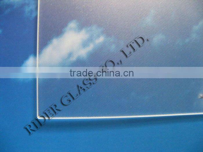 3.2/4mm Textured Toughened Glass with SPF and CE