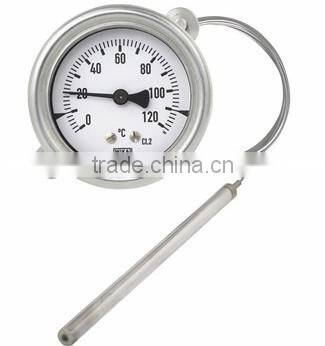 2013 Hot sales Expansion thermometer Stainless steel gauge