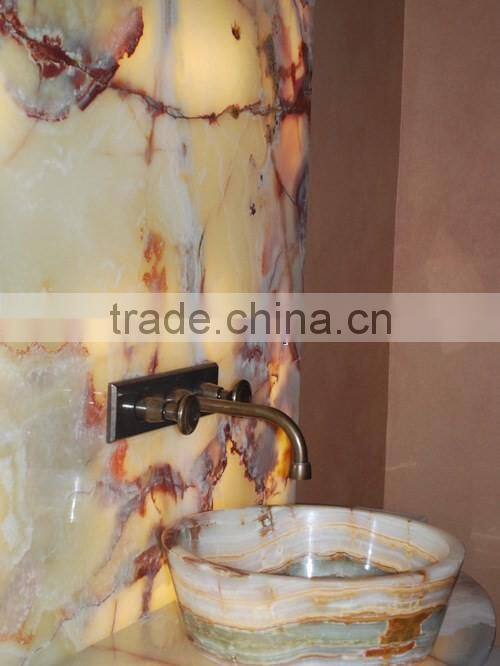 NEW DISPLAY BACKLIT ONYX BATHROOM VANITYTOPS & SINKS