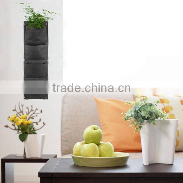 Garden Wall Planting Bags,Wall Hanging bag With Pockets,Indoor Hanging Planters