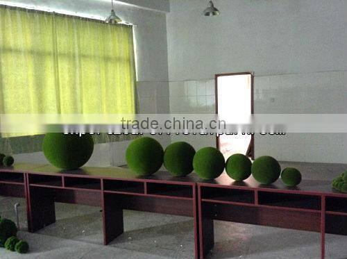 moss ball wreath/decorative green moss balls/topiary moss ball