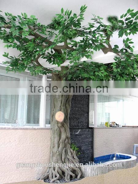 SJ2001008 wholesale artificial tree landscape cheap make model tree golden artificial outdoor trees