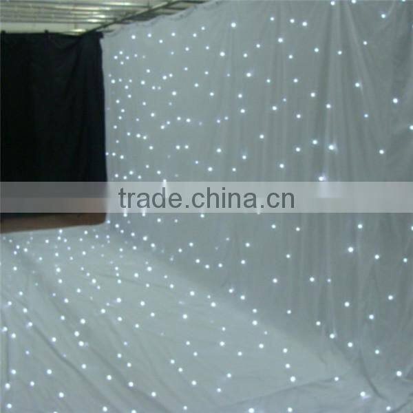 CE RoHS star sky stage flexible cloth rgb led star curtain