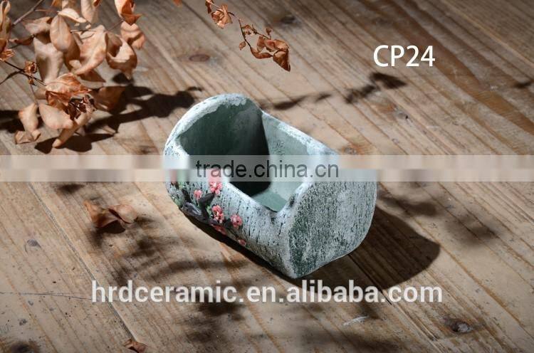 high quality colorful Cement garden flower pot