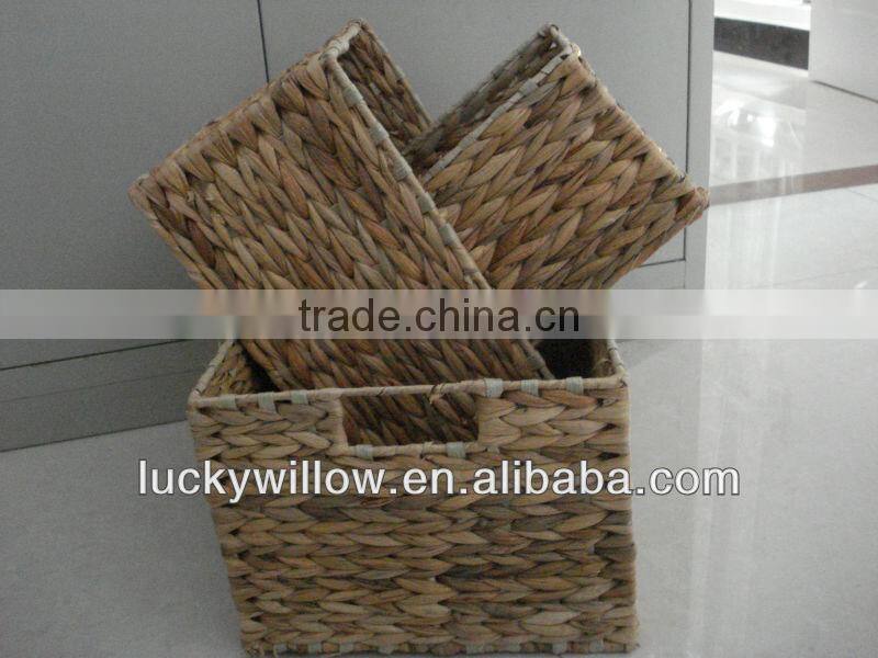 homes storage Handwoven Medium Tapered basket weaving