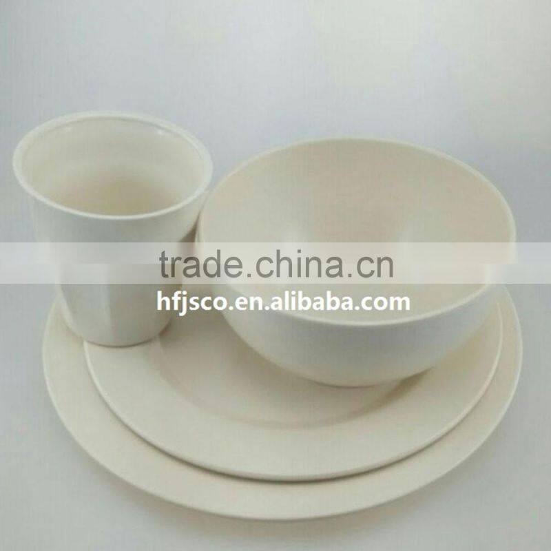 Pretty design No pollution Hot design bamboo fiber tableware set