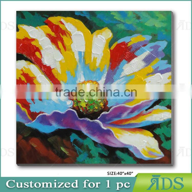 Hot Handmade Beautiful Abstract Oil Painting Flowers