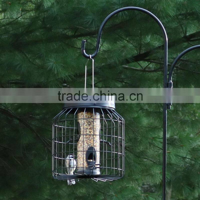 Hanging humming bird feeder