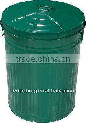 High Quality Large Capacity Outdoor Metal Garbage Waste Bin
