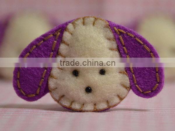 hot sale high quality eco friendly new products promotional gift cute felt scrapbooking fabric rabbit on alibaba express