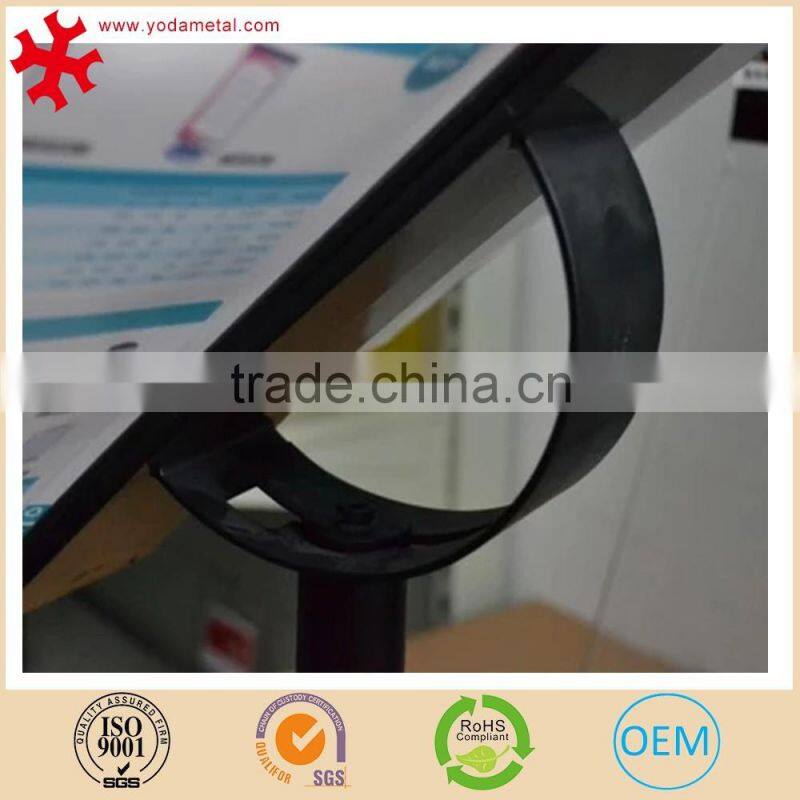 Promotional adjustable floor standing acrylic menu holder for restaurant