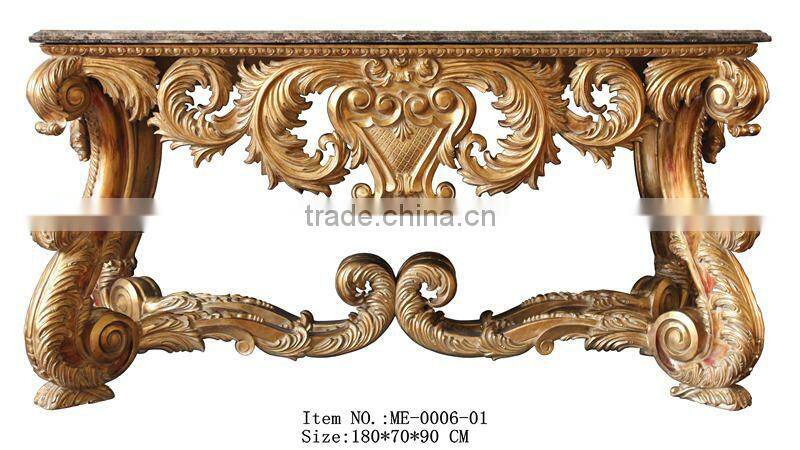 Baroque style Large size console table hobby lobby ME-0006-01