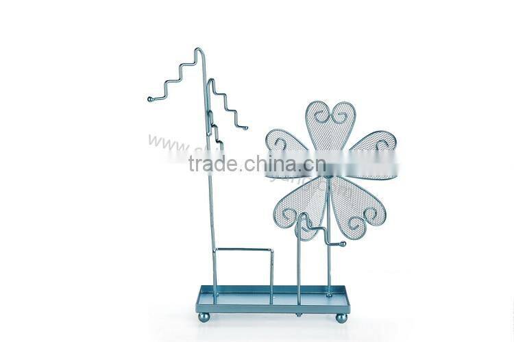Windmill design metal jewelry display stand