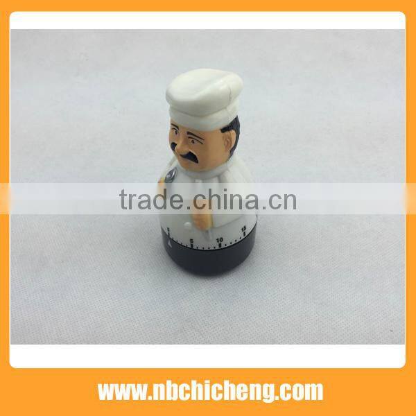 Chef shape kitchen timer