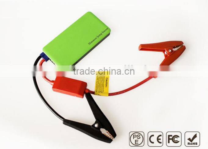 Slimmest car jump starter power bank charger For <3500cc 12v gasoline vehicles 4500mAh
