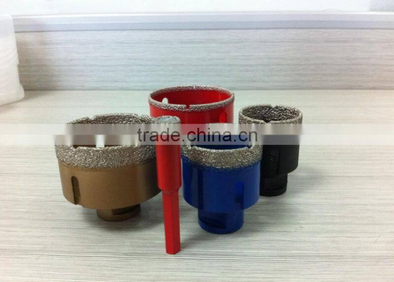 Vacuum Brazed Diamond Grit Edge Hole Saw Cutter