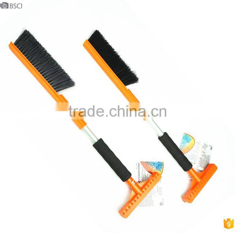3 in 1 multifunctional EVA grip snow brush with rubber wiper