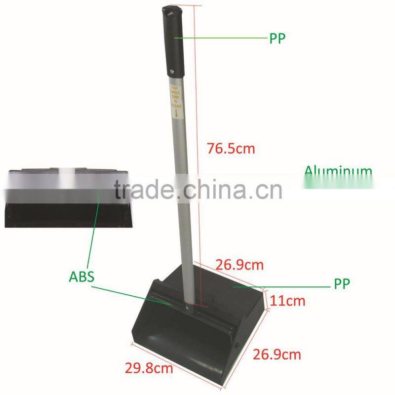 Commerical Plastic Lobby Dustpan with Long L Shape handle 56202*02