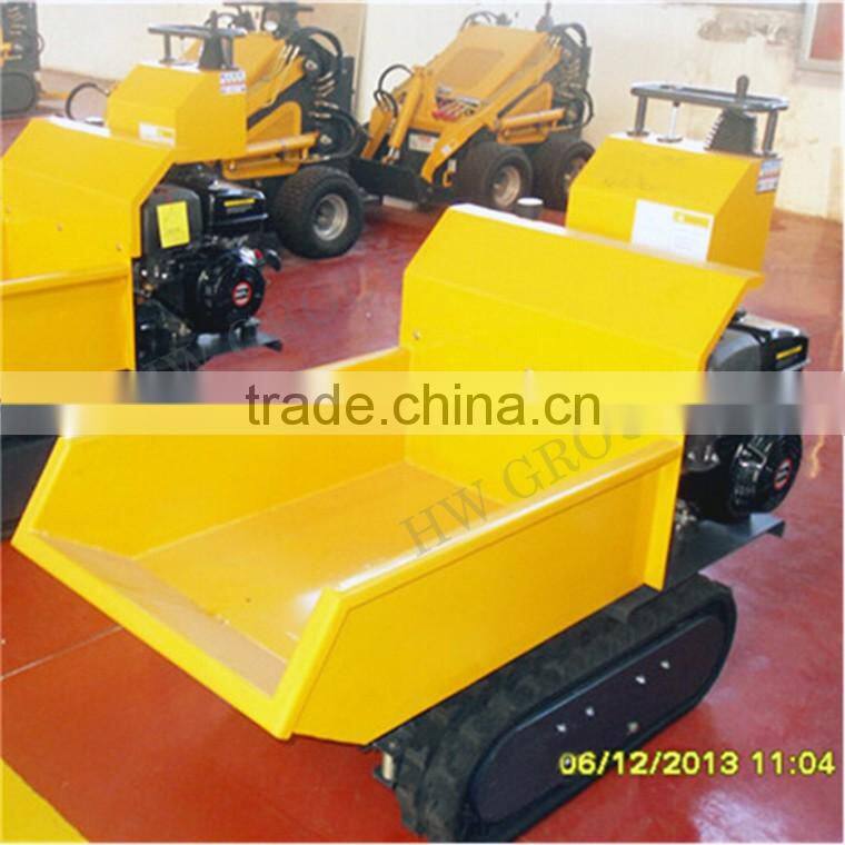 Factory Supply Cheap Price Garden Hydraulic Crawler Mini Dumper
