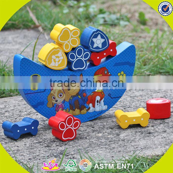 Wholesale most popular wooden balance game toy interesting kids wooden balance game toy W11F010