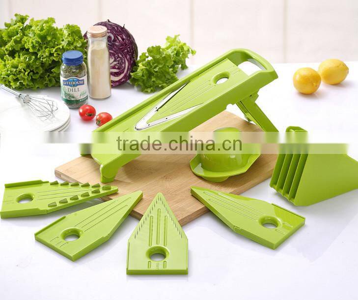 New Plastic Mandolin Food Slicer Vegetable Grater Shredder Cutting