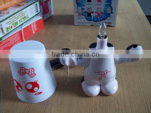 plastic cartoon table lamp