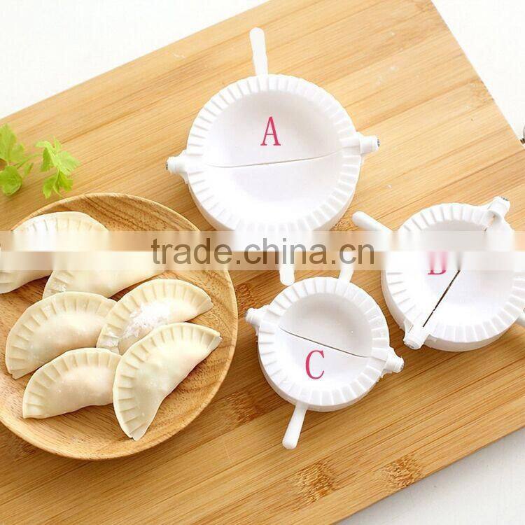 set of 3 kitchen plastic dumpling maker, dough press, dumpling press