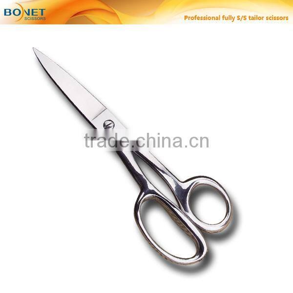S18008B LFGB Certificated 8" Professional fully S/S scissors for stylists heavy duty scissors