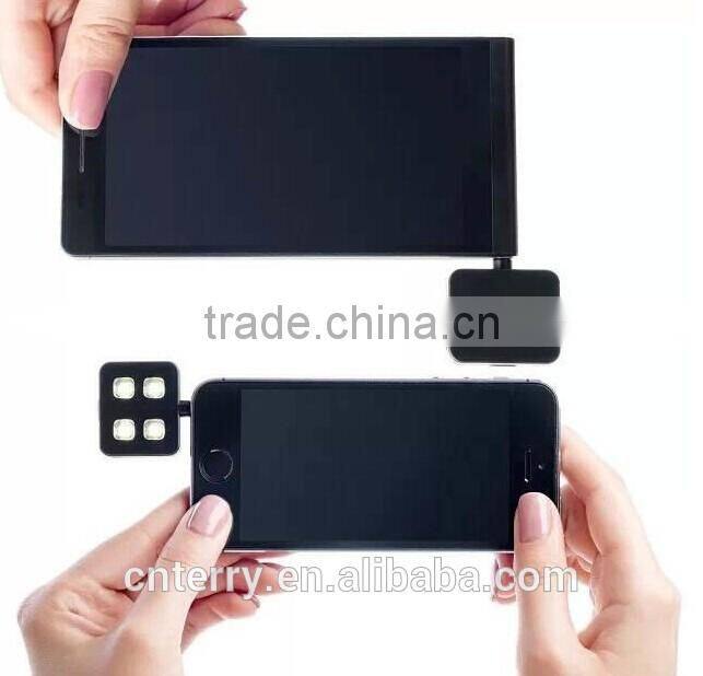 Mobile phone external led flash light