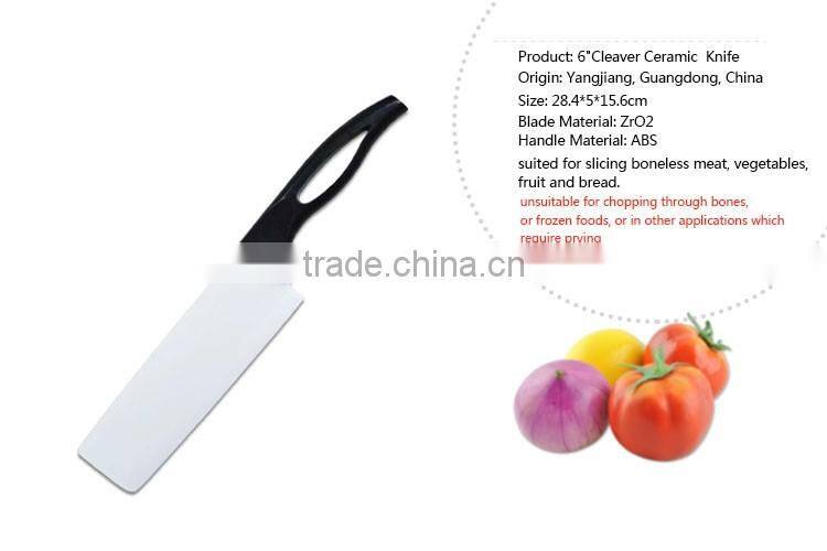 4 Pieces high quality ABS Handle Zirconia Ceramic Knife