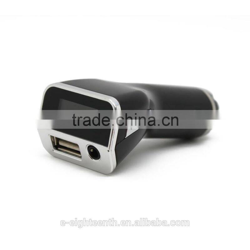 2016 hot 3 in 1 Cigarette Lighter car charger 2.1A Car MP3 Player Wireless FM Transmitter