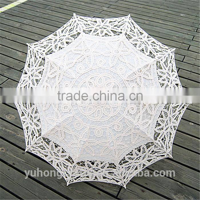 Popular Floral Lace Parasol in Vintage Style