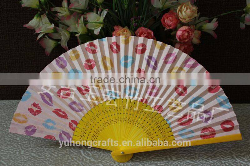 Japanese high quality bamboo paper fan