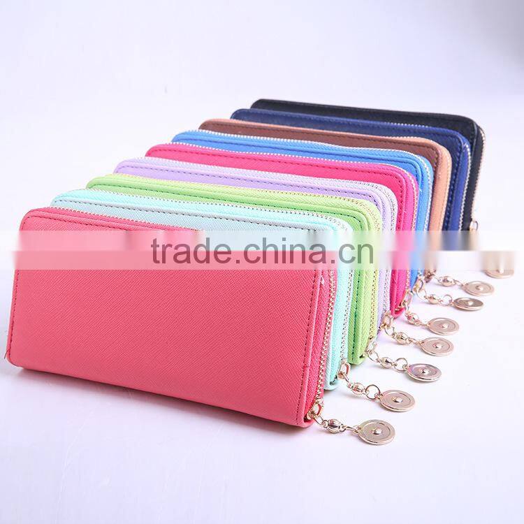 2015 Promotional Women Wallet Handmade Leather Wallet Fashion Purse For Women