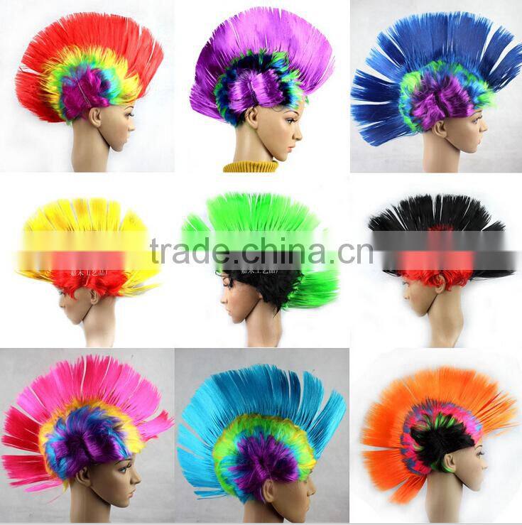 Colorful wig Wholesale Hippy Party Wig