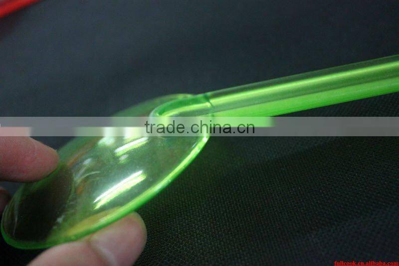 Colorful acrylic salad spoon and fork set