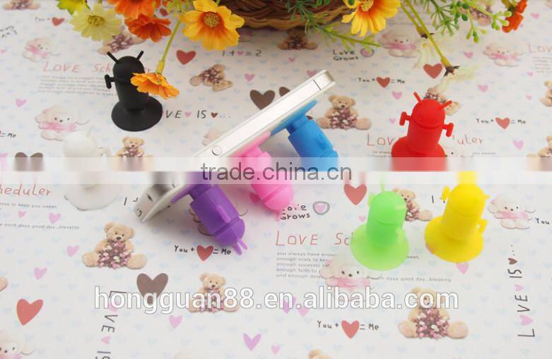 2015 Dongguan new design Hot selling Silicone Sucker Stand Holder/Silicone side Sucker/silicone holder