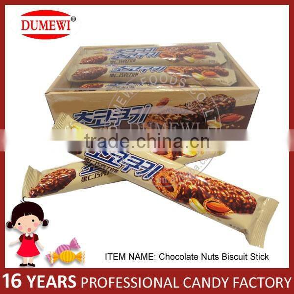 Delicious Center Filled Chocolate Nuts Biscuits Bar