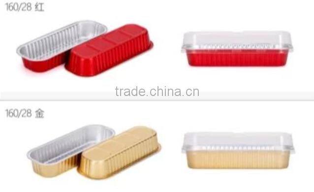 disposable and colored aluminium foil round trays and container