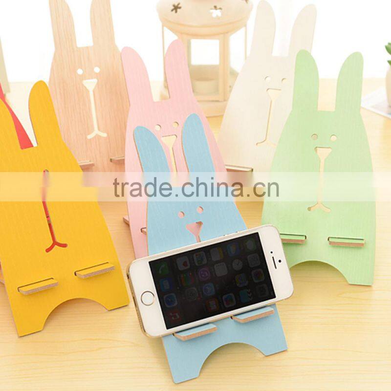 SJZJ002 Smart rabbit display For ipad wood stand phone stand for iphone