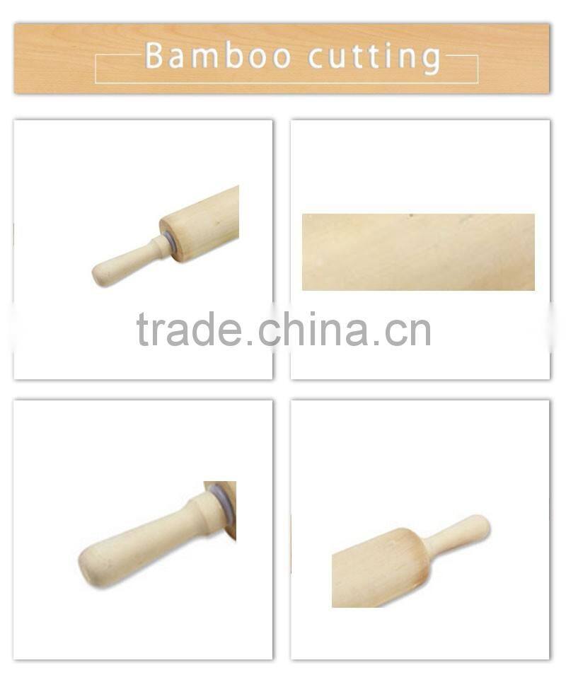 2017 Rolling Pin Tapered Solid bamboo Design Hand Crafted bamboo cake pin